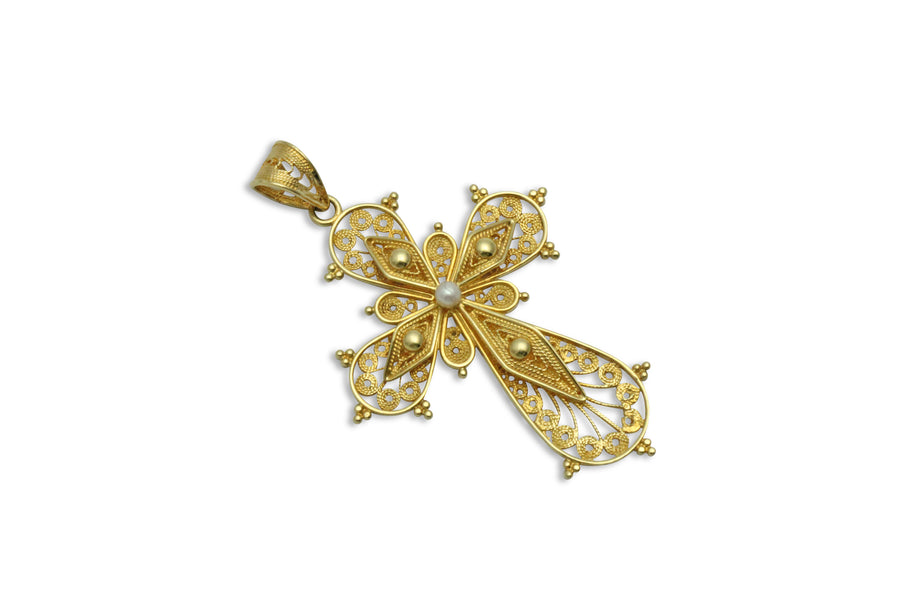 Selene - Light of the Moon Orthodox Gold Cross