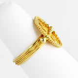 "Jesus Christ Victorious" Gold Ring