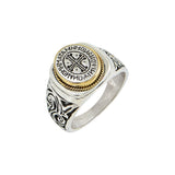 Wash-Thy-Sins Silver & Gold Ring
