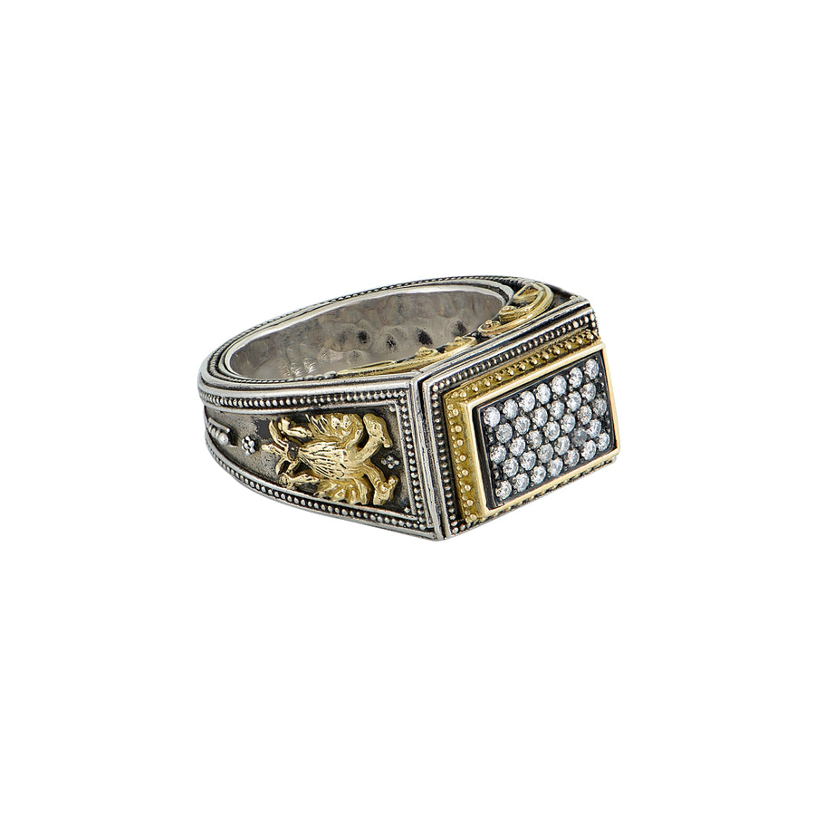 Midnight Asteria Men's Diamond Ring