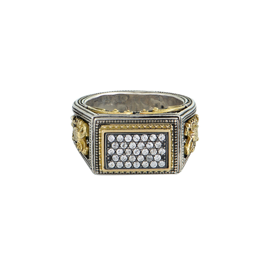 Midnight Asteria Men's Diamond Ring