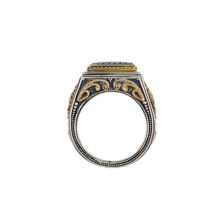 Midnight Asteria Men's Diamond Ring