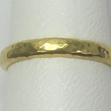 Hand Hammered Wedding Band