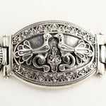 AL1548b Silver Peacock Bracelet _2