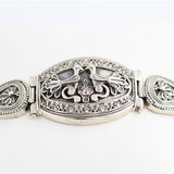 AL1548b Silver Peacock Bracelet _3