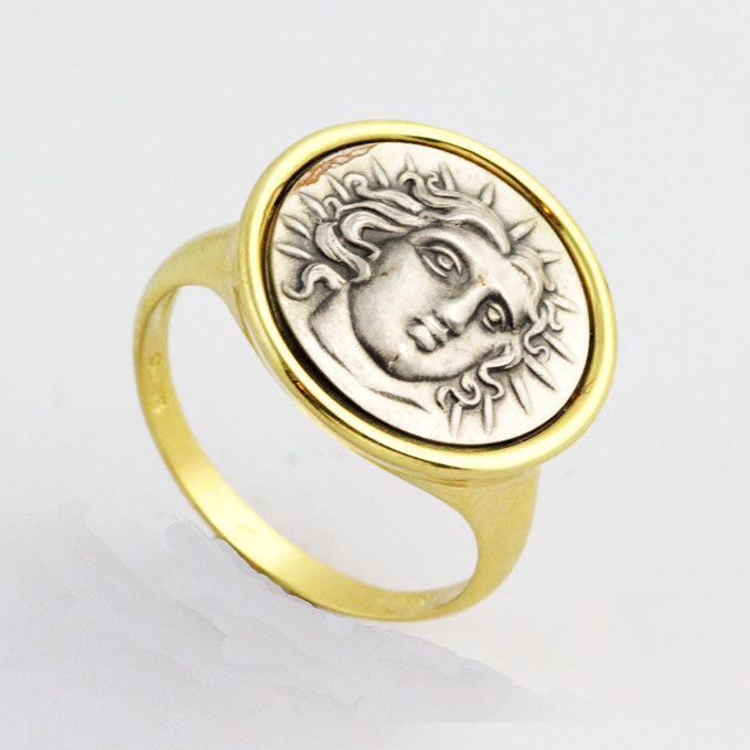 KA0065r Gold & Silver Apollo Ring _3