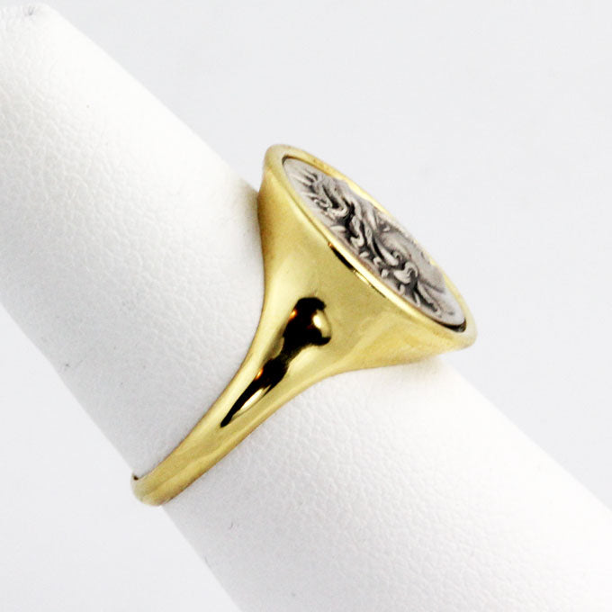 KA0065r Gold & Silver Apollo Ring _4