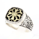 SV0335r Silver & Gold Ring _2