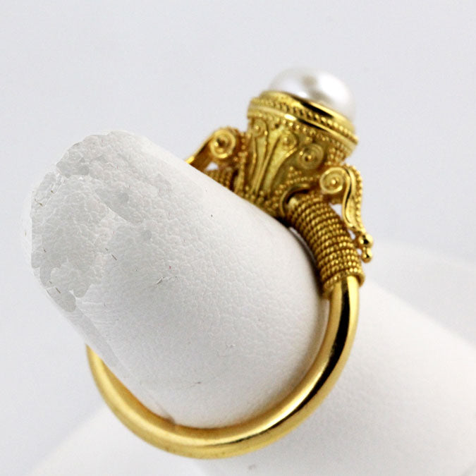 HK0406r Gold & Pearl Ring _3