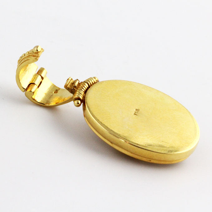 HK0300p Gold Pendant w/Diamonds & Ruby _4