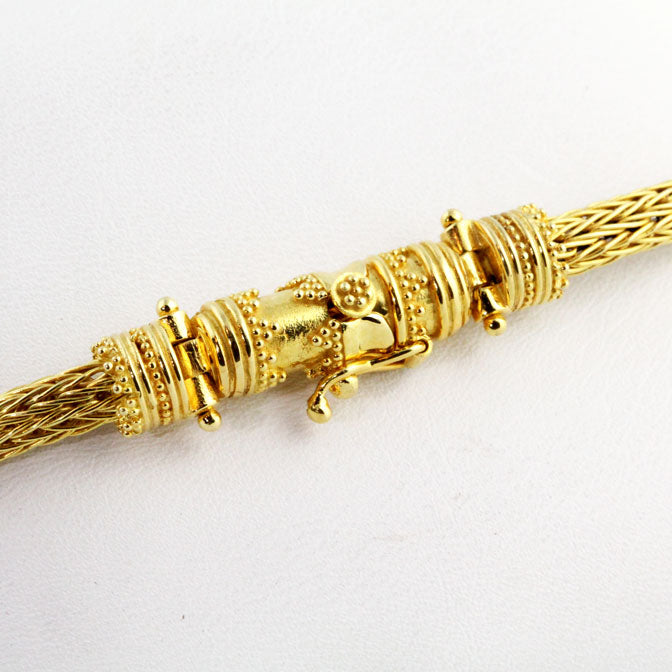 HK0701b Gold Bracelet w/Rubies _3
