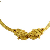 HK0602n Gold Hercules Knot Necklace