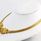 HK0602n Gold Hercules Knot Necklace _3