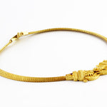 HK0602n Gold Hercules Knot Necklace _4