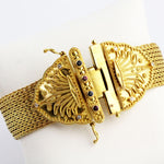 HK0702b Gold Bracelet w/Diamonds, Rubies & Sapphires _3