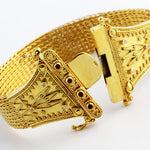 HK0703b Gold Bracelet w/Diamonds & Rubies _4