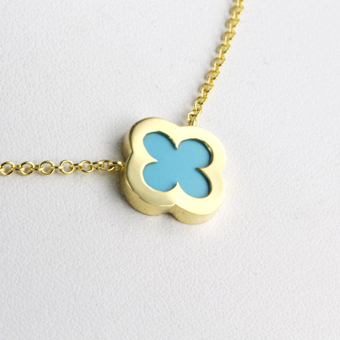 ML0002Tn Gold Floral Turquoise Necklace_4