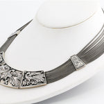 SV7785n Silver Peacock Necklace _3