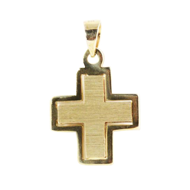 Psalm 27:1 Greek Gold Cross