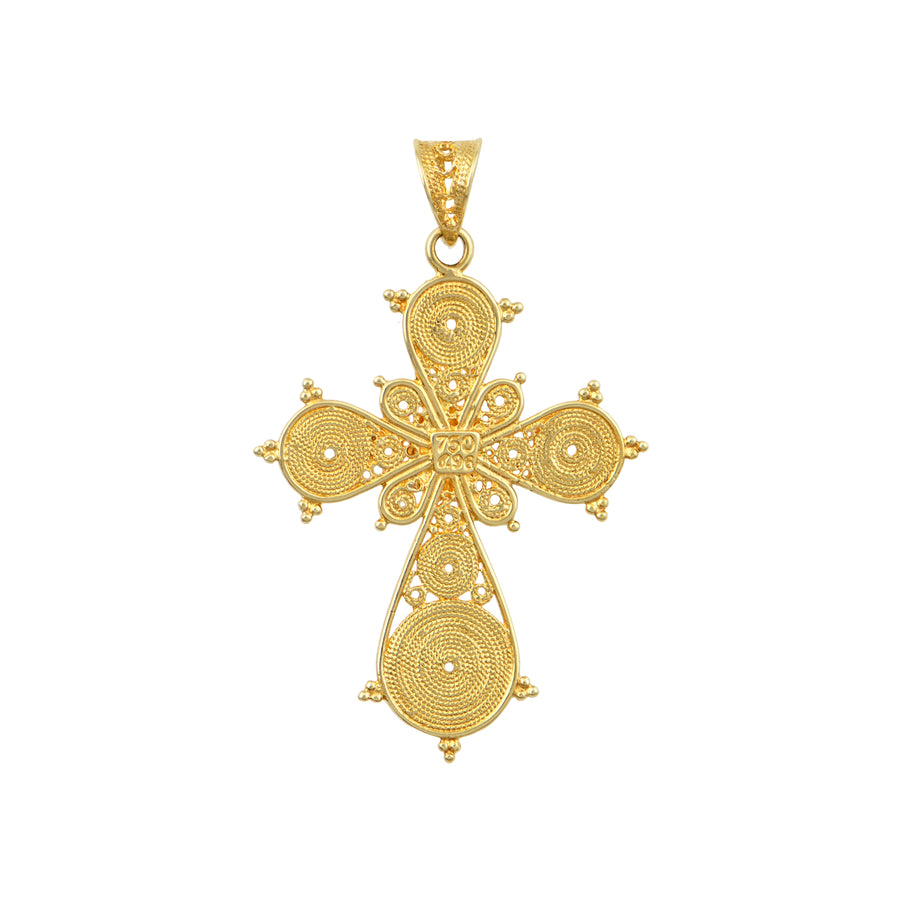 Heaven's Canopy Orthodox Gold Cross