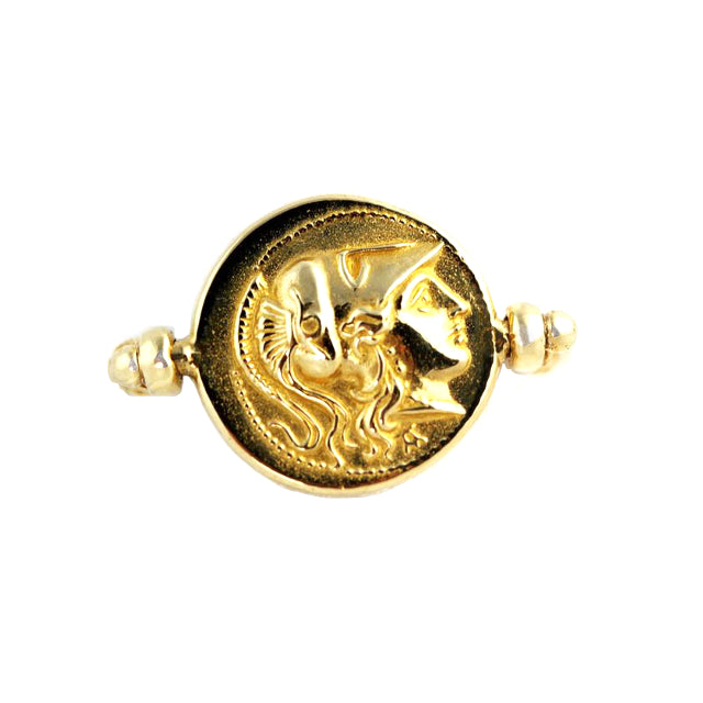 Athena Swivel 14K Gold Ring
